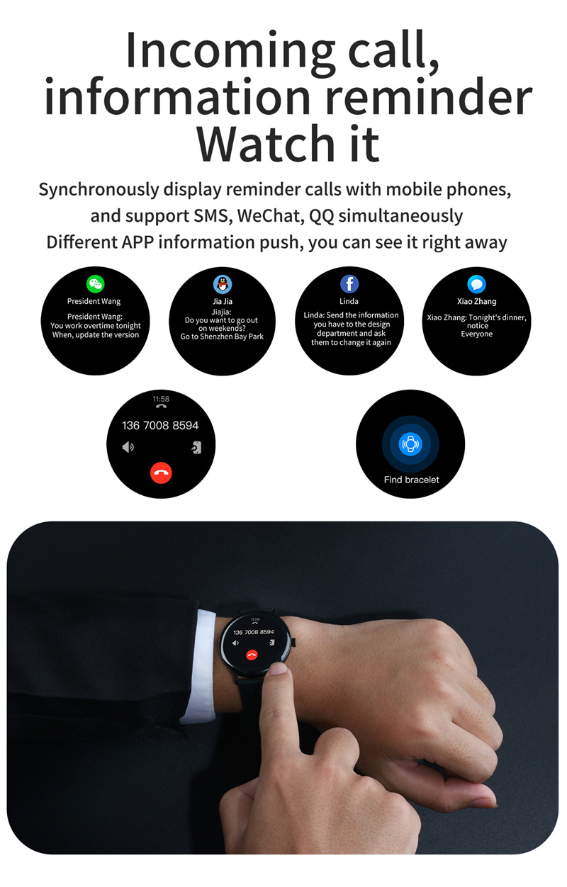 QW13 Round Smart Watch